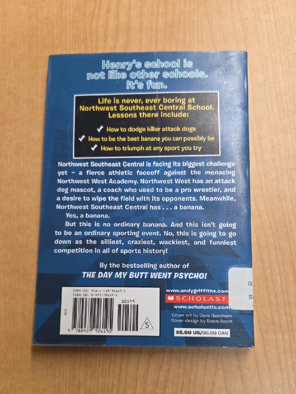 Andy Griffiths Book Lot‎ of 3 Schooling Around Scholastic